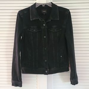 Liverpool Jeans Co. Stretch Jean Jacket  Size S. Black. 4 Pockets